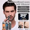 Men's Mini Intelligent Digital Display Electric Nose Hair Trimmer TYPE-C Charging Waterproof Multifunctional Nose Hair Trimmer 1