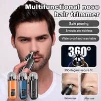 Men's Mini Intelligent Digital Display Electric Nose Hair Trimmer TYPE-C Charging Waterproof Multifunctional Nose Hair Trimmer 1