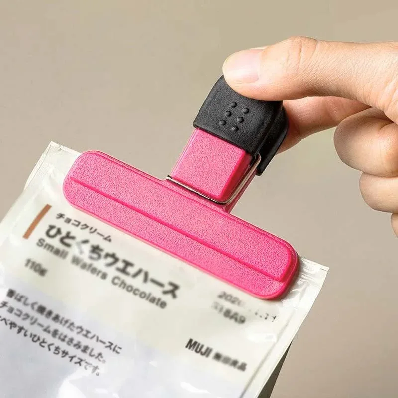 Sealing Clips 3PCS T-type Food Sealing Clip Snack Package Strong Leak-proof Moisture-proof Plastic Bag