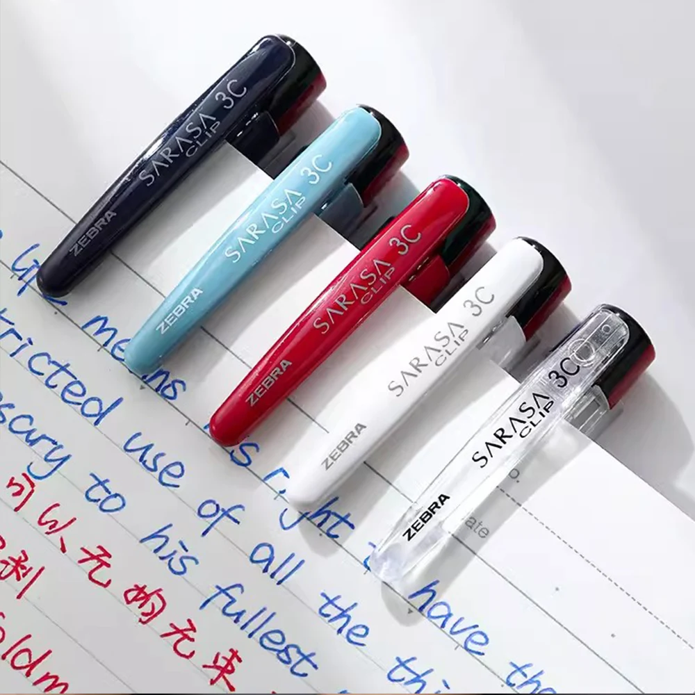Multifunction Pen Japan ZEBRA Three-color Gel Pen J3J5 Module Black Red and Blue Three-in-one Signature Office Stationery