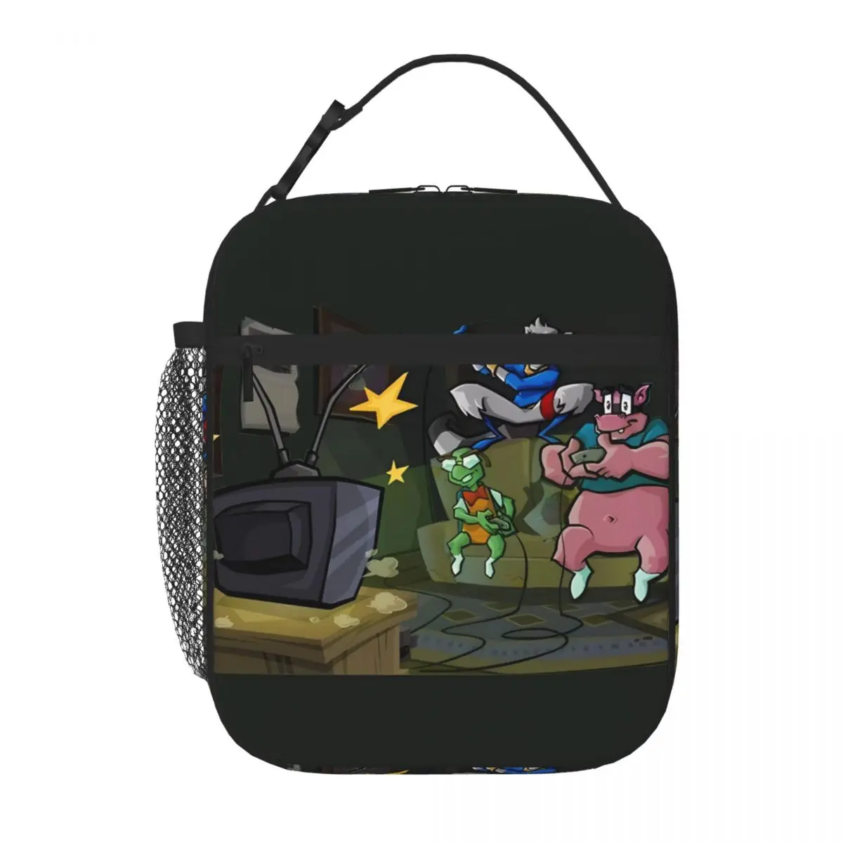 Sly Cooper Lunch Tote Cooler Bags Borsa Per Il Pranzo Per Bambini Borsa Per Il Pranzo Per Bambini