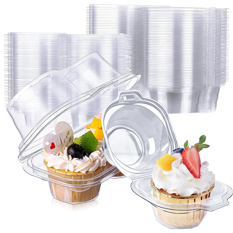 Description Picture 3 of item5pcs Cake Packaging Box Cupcake Muffin Container Pastry Dessert Holder for Wedding Birthday Party Decor Supplies Baby Shower
