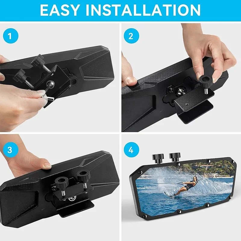 New! Marine Rearview Mirrors Personal Watercraft PWC Surfing Rear View Mirror For Jet Ski Yacht Boat Universal Boat Accessories