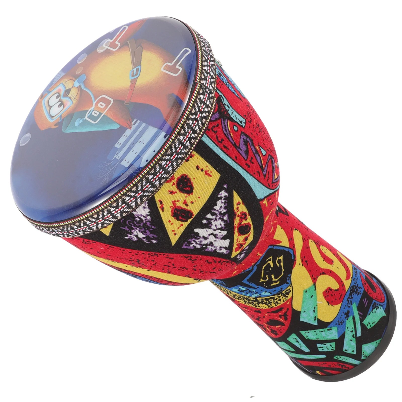 

Printing Colorful Hand Drum African Drum Musical Instrument Beginner African Djembe Drum Beginner Musical Instrument Prop