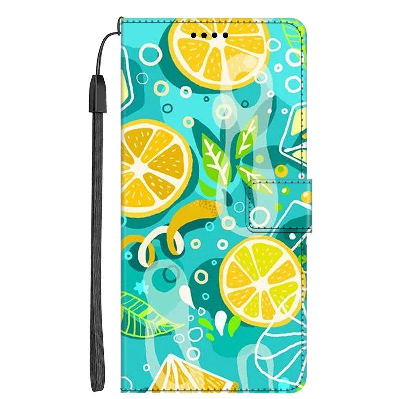 Luxury Leather Magnetic Wallet Phone Cover with Card Slot and Flip Design