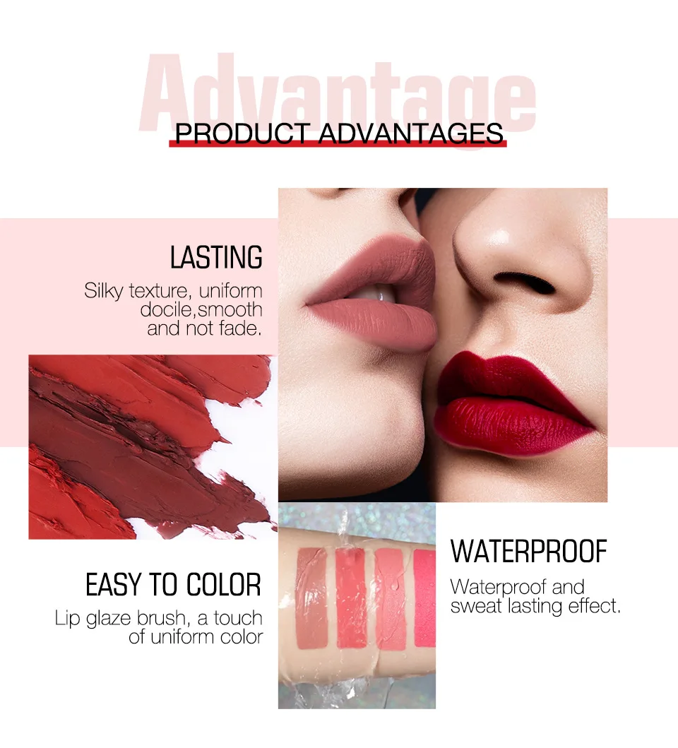 Wasserfester 2 In 1matter Lippenstift Und Lipgloss Langhaftend_voghion.com