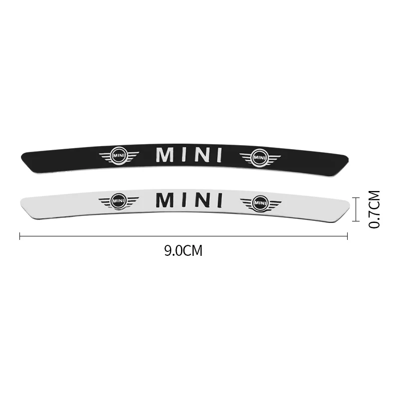 Car Trunk Badge Sticker 4Pcs 3D Aluminum Car Wheel Rims Stickers Emblem Badge For Mini Cooper One JCW R55 R56 F55 F56 R50 R53 R60 Countryman Accessories