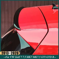 TCR Rear Roof Spoiler Wing Lip Body Kit For Volkswagen VW Golf 7 7.5 MK7 MK7.5 GTI GTD R 2013-2020 ABS Hatchback Tail Wing Black 1