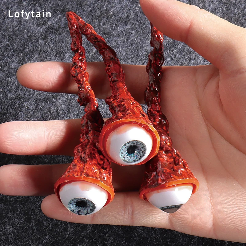 Halloween Zerrissene Augapfel Horror Prop Realistische Leben Blutige Zerrissene Augapfel Scary Dekorieren Cosplay Party Kostüm Requisiten