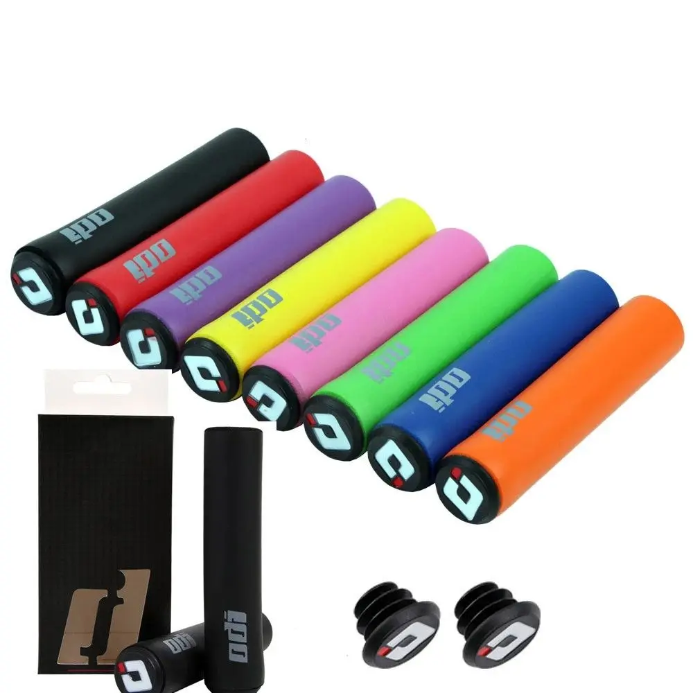 

Bike Handlebar Grips Soft Strong Support MTB Cuffs Bike Grip Cover Silicone Cycling Grips Bicycle Grips MTB Handlebar Cover