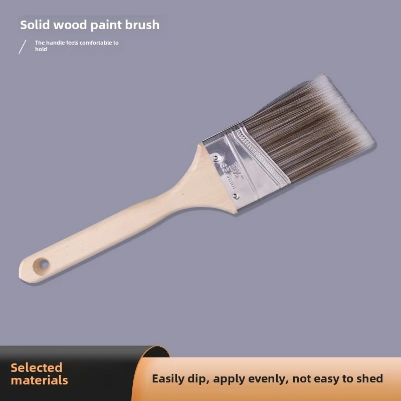 Bevel color separation brush for interior and exterior corner brushes for latex paints paints stains paint supplies and tools paint brushes