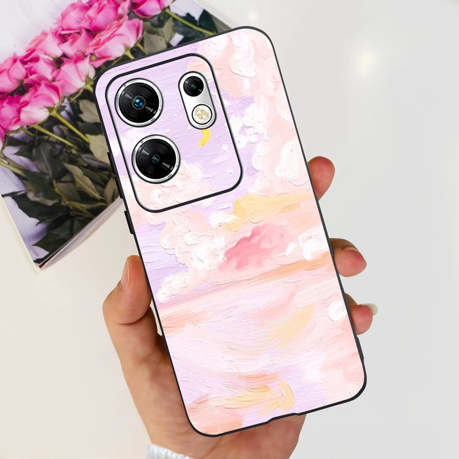 Stylish Shockproof Painted Phone Case - Soft Protective Cover