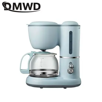 Macchina per caffè americano completamente automatica Filtro antigoccia 600ml Macchina per caffè americano Bollitore per tè Macchina per caffè espresso per ufficio domestico 220V 1