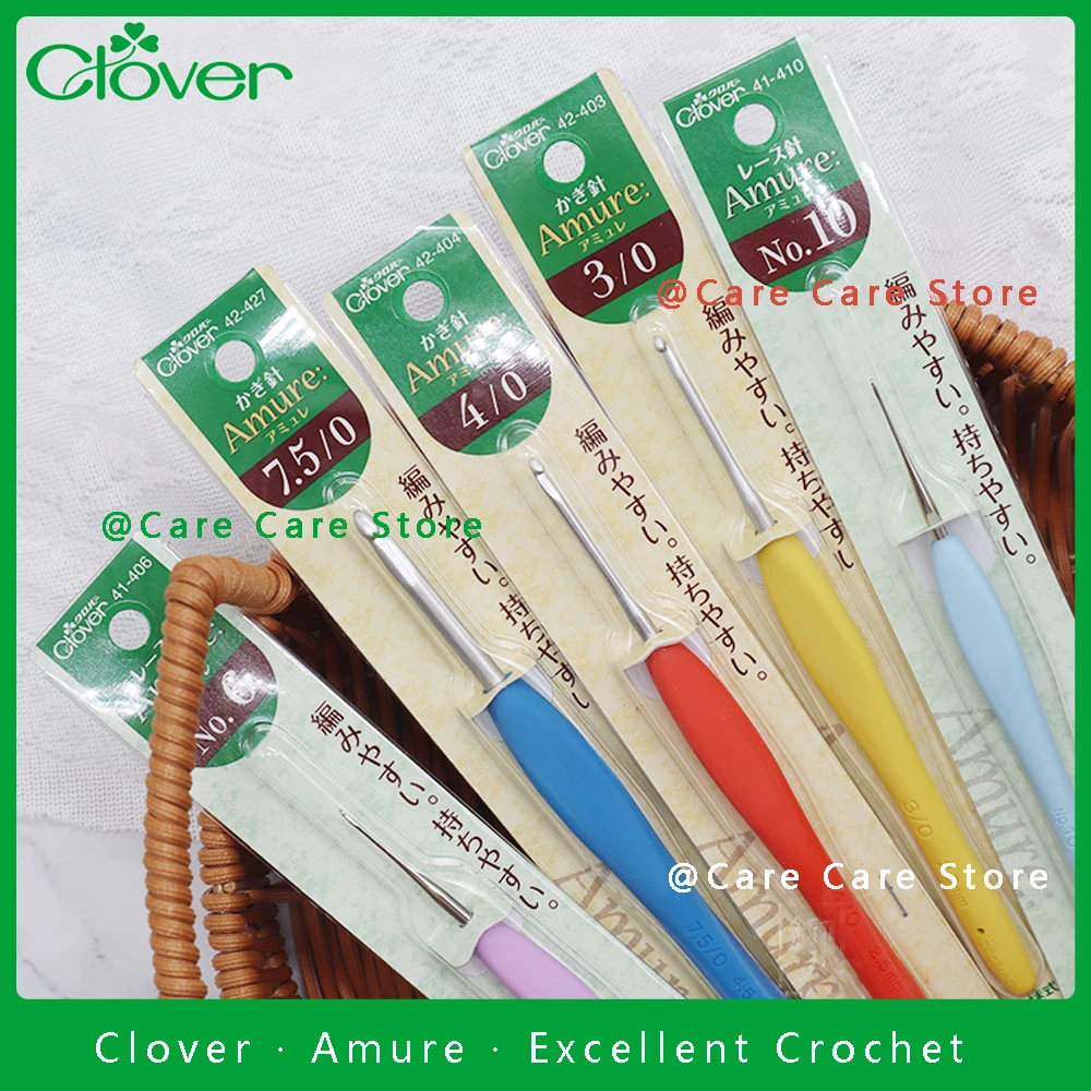Original Clover Crochet Hooks Diy Knitting Hook Clover Amure Embroidery