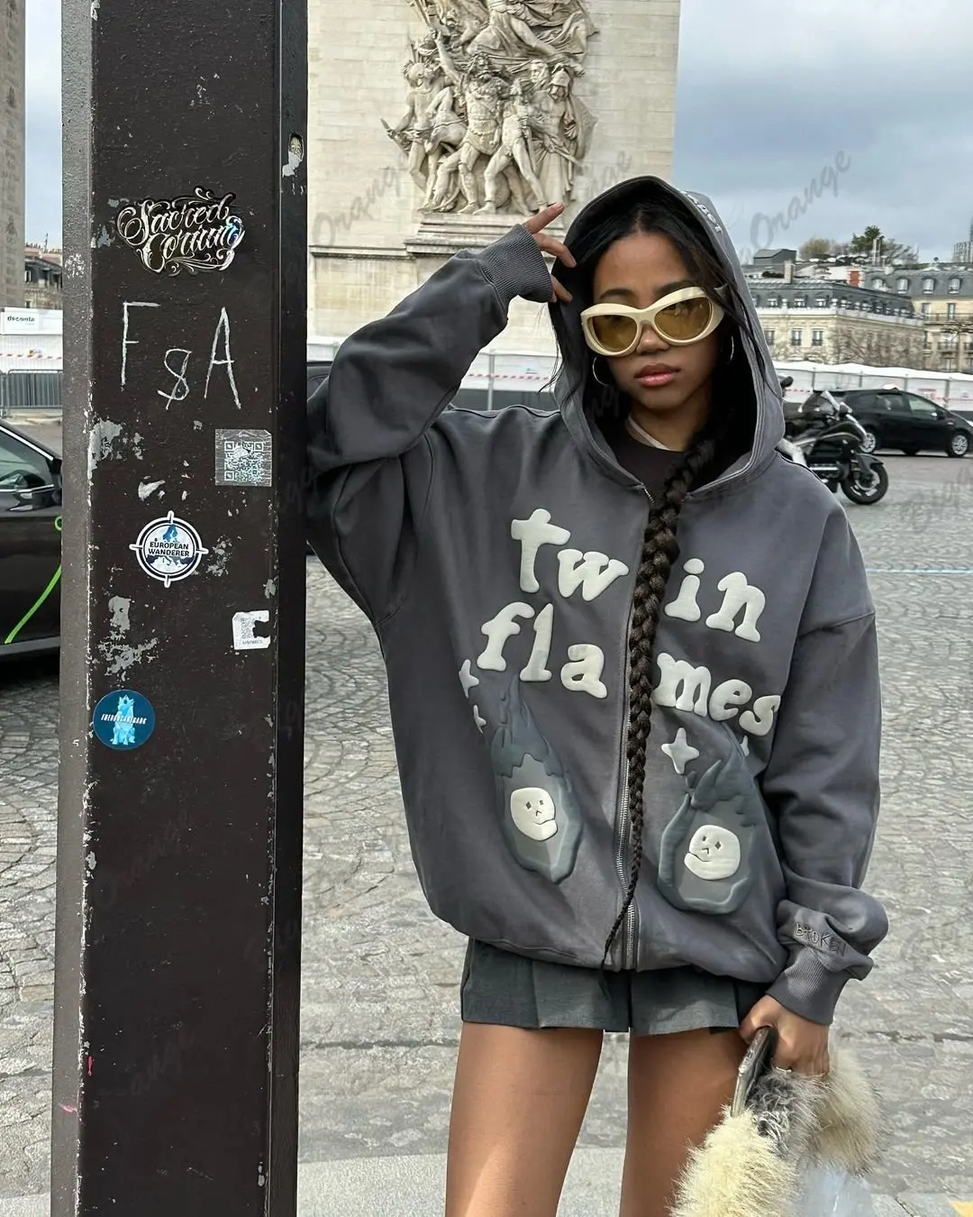 New Harajuku Puff Print Zip Hoodies Y2k Clothes Couples Tops Sweatshirt  Women Goth Streetwear Grunge Clothing Oversized Hoodie - Hoodies u0026  Sweatshirts - AliExpress