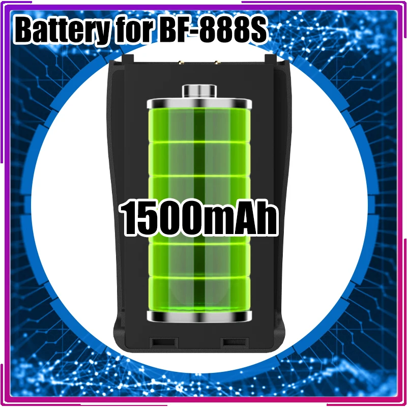 Baofeng Original BF-888S Battery DC 3.7V Li-ion BL-1 Battery for BF-777S 666S,Retevis H777,Compatible H777S/BF-C1 Walkie Talkie 2