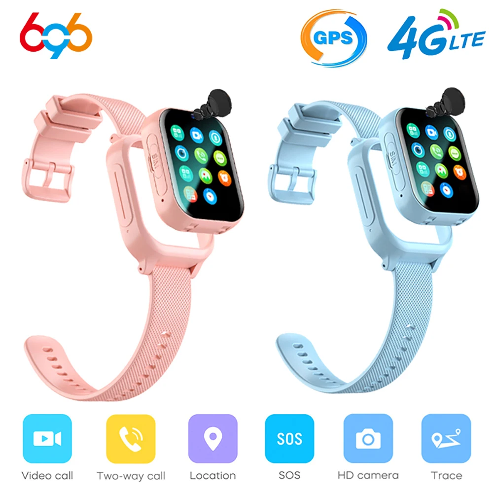 

Смарт-часы детские, 4G, GPS, Wi-Fi, 700 мАч