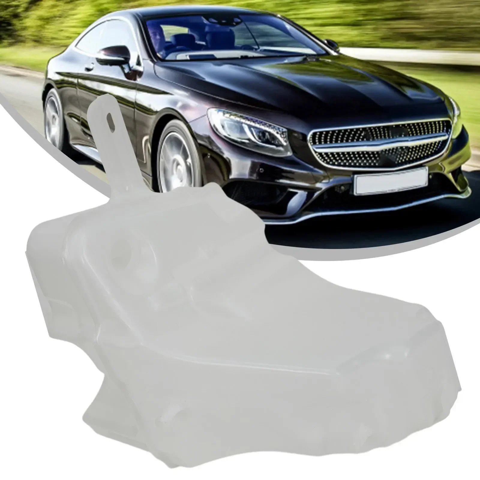 벤츠 7.6L 1998-2005 ML320 ML430 ML55 자동차 액세서리 용 메르세데스 용 앞 유리 와셔 유체 저장소 플라스틱 1638601260