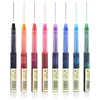0.5mm Ink Straight Liquid Gel Pen Colorful Liquid Roller Pen 7 Colors Sketch Pens For  Writing Drawing School office Stationery
