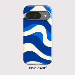 Dual Layer Fashion Stripe Pattern Phone Case - Enhanced Protection Bumper Design - Google Pixel 8 Pro (TYFL3359)