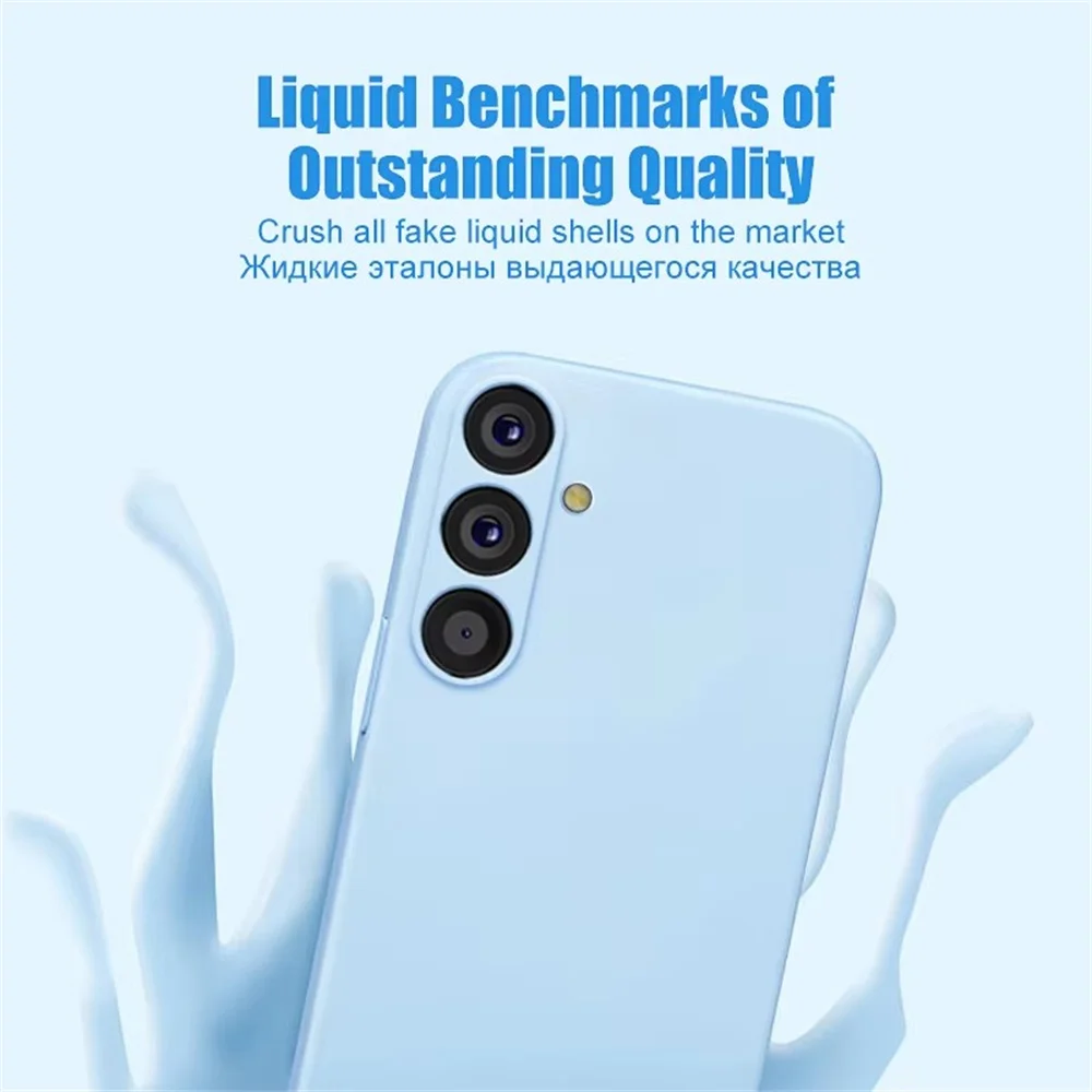 Premium Liquid Silicone Shockproof Soft Phone Case - Durable & Stylish Protection