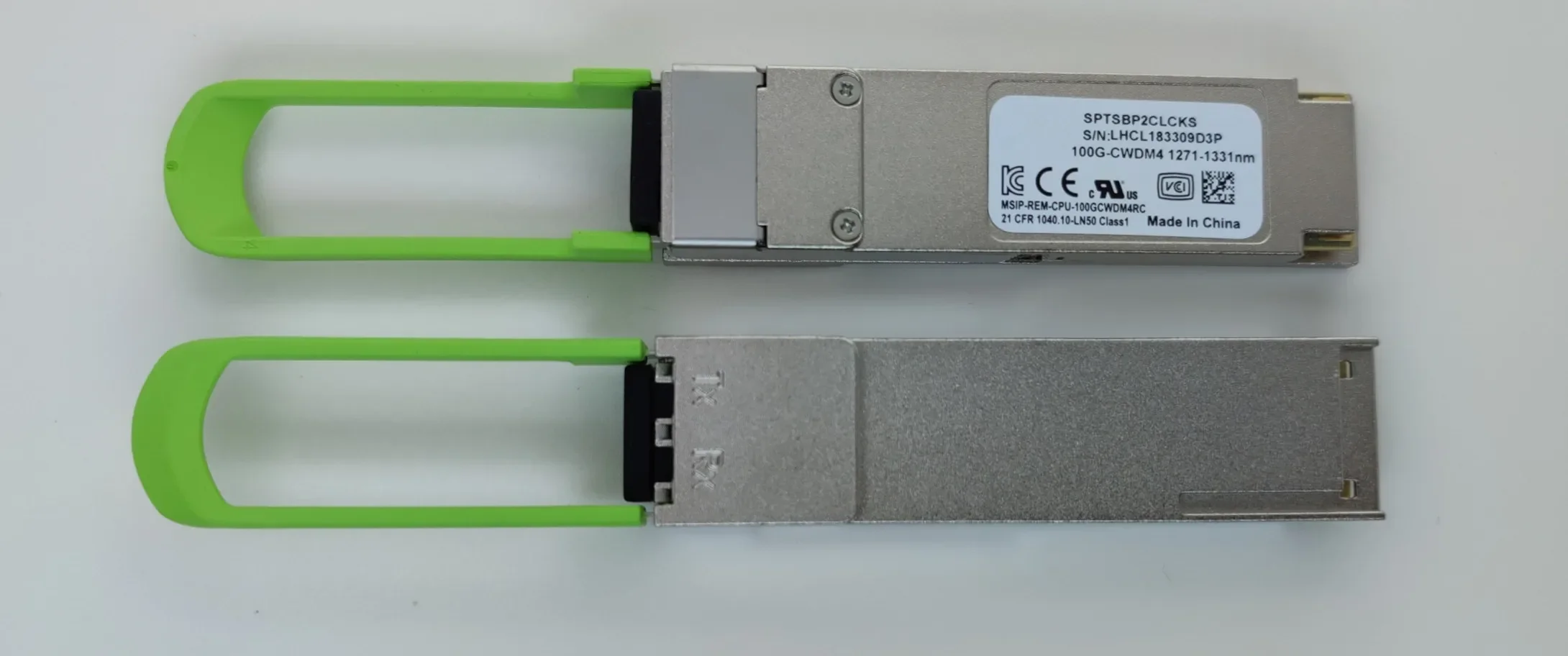 I-ntel 100g Fiber Transceiver SPTSBP2CLCKS QSFP28 100G CWDM4 1271-1331nm 100g Inte-l Optical Transceiver/100GB Switch Module cwdm4 100g transceiver switch finisar 100gb module ftlc1152rgpl6 fb 100g cwdm4 500m smf lc interface 100gb module fiber optical