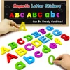 Magnetic Learning Alphabet Letters Plastic Refrigerator Stickers, Toddlers, Kids Learning Spelling Counting Early Education Toys 1