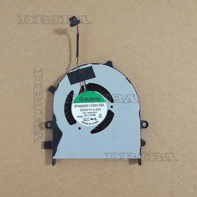 

Новый вентилятор охлаждения ЦП для DELL LATITUDE 3340 E3340 EF50050S1-C320-S9A 023.10003.0011 0990WG 990WG 5 в 0.4A