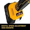 PATUOPRO 125mm Electric Angle Grinder 5000-9000RPM Brushless Cutter Machine Variable Impact Grinding Tool For Makita 18V Battery 3