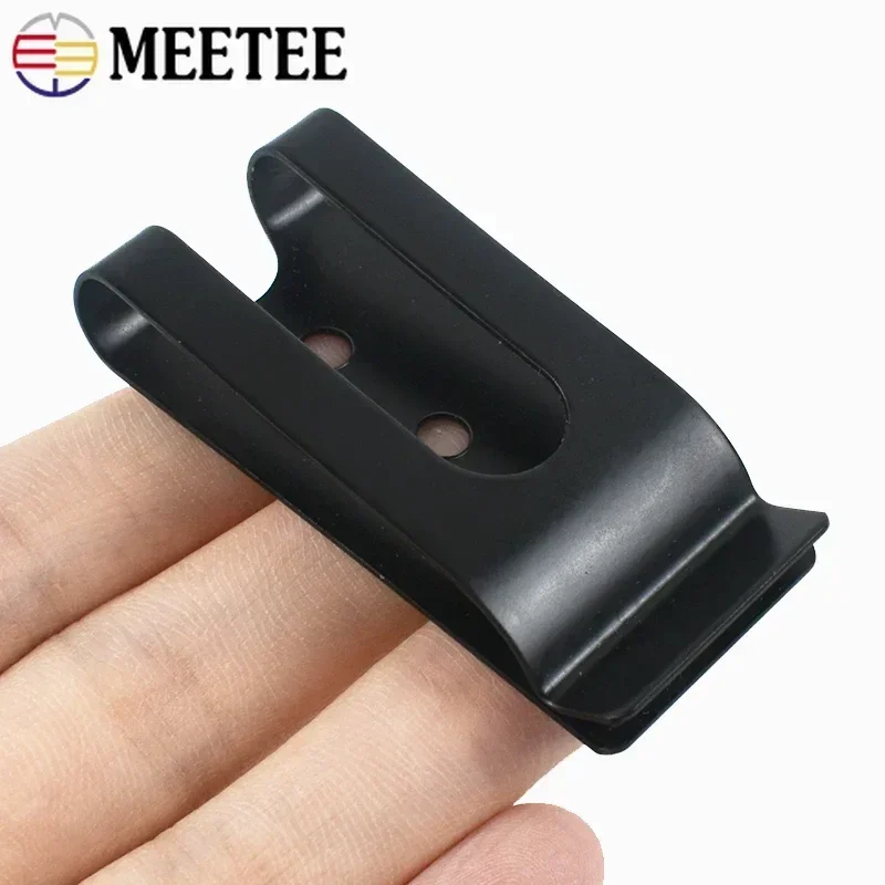 Metal Belt Clip Buckle Set with Waistband and Pocket Loop Hooks - DIY Hardware Accessories