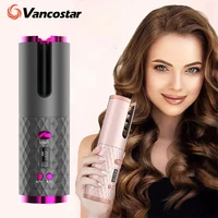 Bigoudi sans fil pour vagues et boucles, écran LCD portable, 6 réglages de chaleur et minuteries, voyage et usage domestique, bigoudi automatique sans fil 1