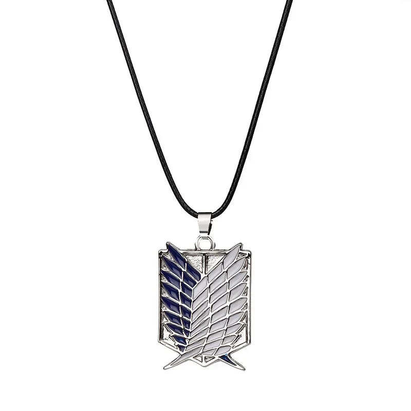 Attack On Titan Necklace Pendant Anime Necklace Game Necklace Scout Regiment Eren Pendants Anime Accessories