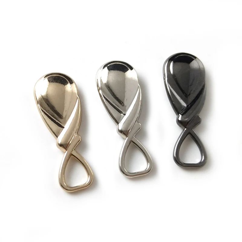Zipper Pulls with Teardrop Shape, Fashion Apparel Accessories, 5 # Sliders, 20 PCs/Lot