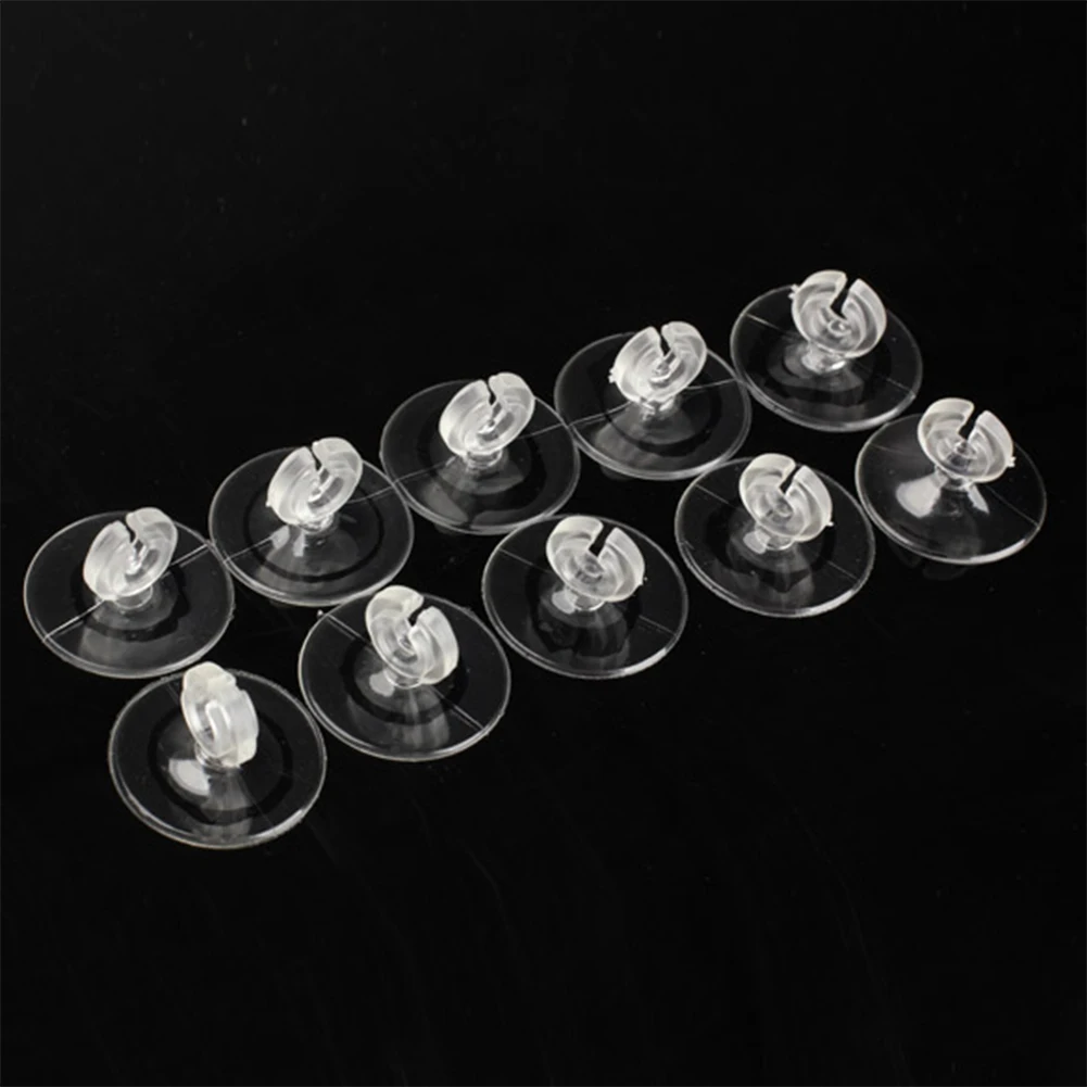 10-50pcs Aquarium Suction Cup Holder Fish Tank Sucker for 4/6mm Air Line Pipe Tube Wire Holder Aquarium Accessories Aquarium Suction Cup Aquarium Clip Holders Aquarium Hose Holder Rubber Suction Cup Holders Aquarium Clip Holder