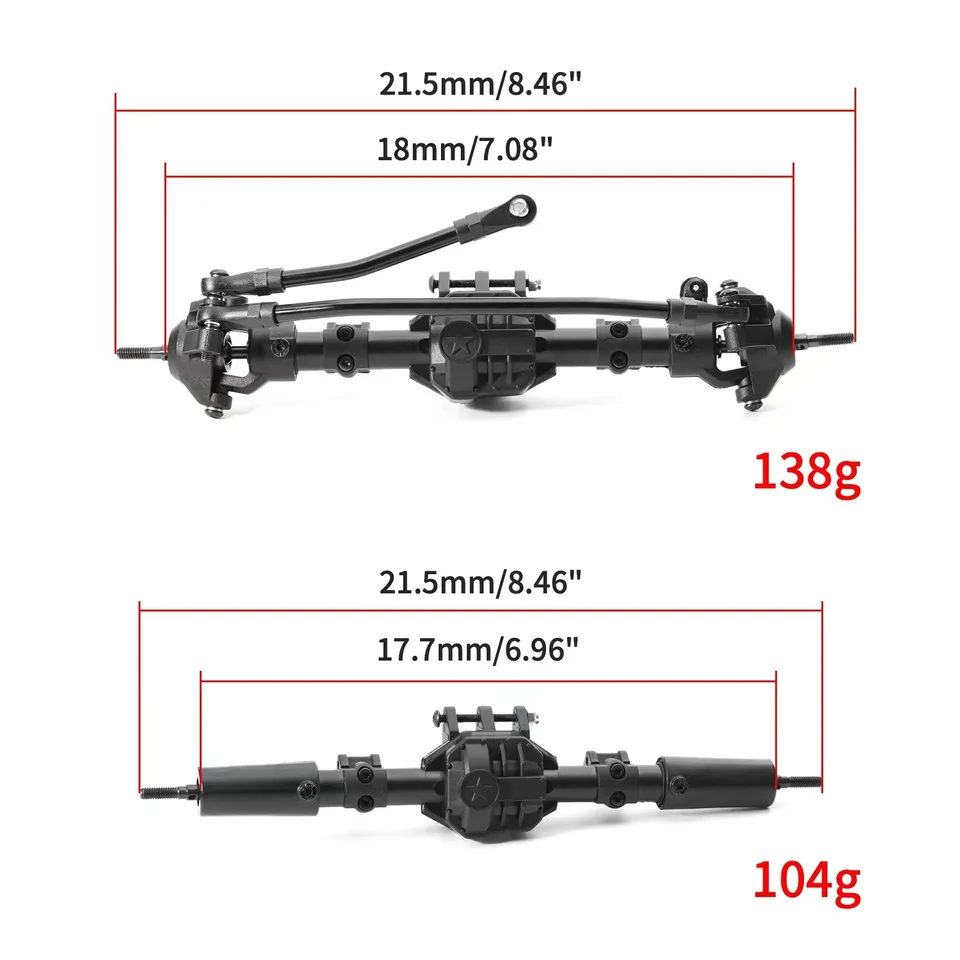 2x 1/12 RC Aleación de Automóviles Metal Eje / Trasero para 1:12 RC Crawler Car D90 D91 MN90 , Engranajes de Acero Y Eje Zulema eje trasero delantero del coche rc | en línea 2x 1/12 RC Aleación de Automóviles Metal Eje / Trasero para 1:12 RC Crawler Car D90 D91 MN90 , Engranajes de Acero Y Eje Zulema eje trasero delantero del coche rc | en línea