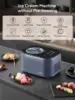 1.2-Quart Touch Screen Automatic Ice Cream Maker with Compressor, No Pre-freezing, 4 Modes Frozen Yogurt Machine with LCD Displa 2
