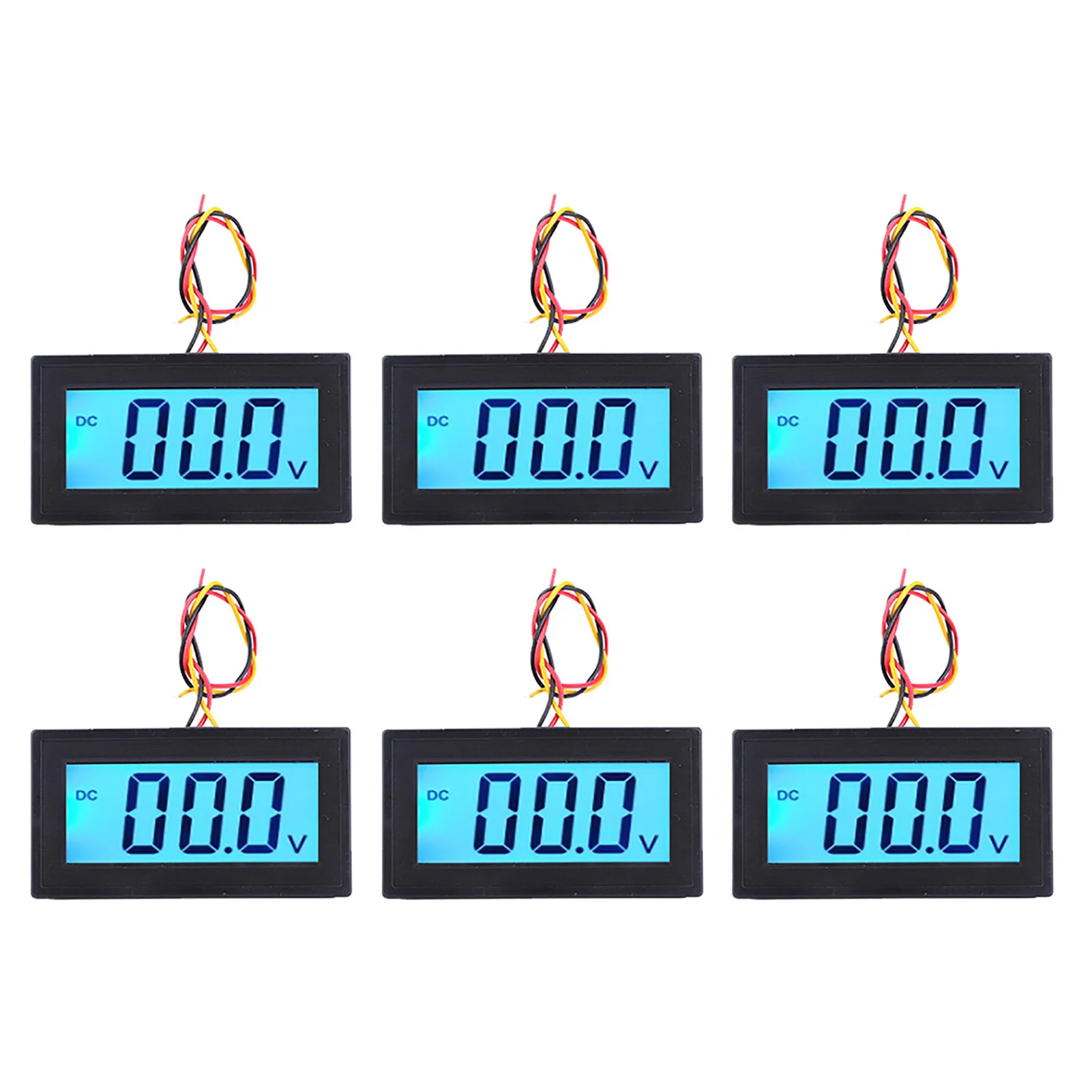 

LCD Voltmeter Voltage Meter Voltage Monitor Voltmeter YB5135DB LCD Digital Display Three Wire Voltage Meter Monitor Voltmeter