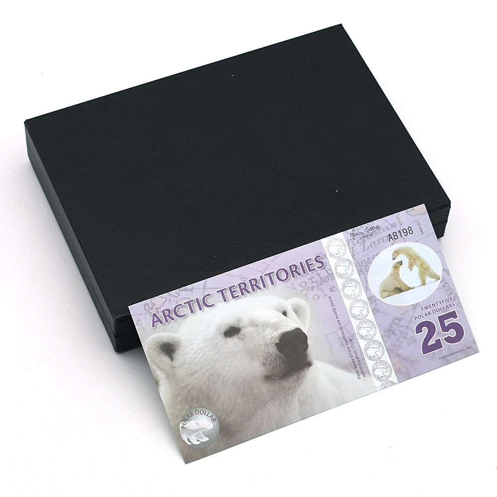 Commemorative Banknotes UNC Arctic Banknote 1/2/3/5/6/8/9/10/15/25/50/100/150/250/500 Dollar with UV Serial Number Money Commemorative Collection Gift