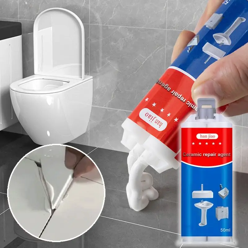 tile glaze repair paste Tile And Ceramic Glaze Repair Paste Fix Tub Chips and Sink Cracks for Porcelain Ceramic Enamel