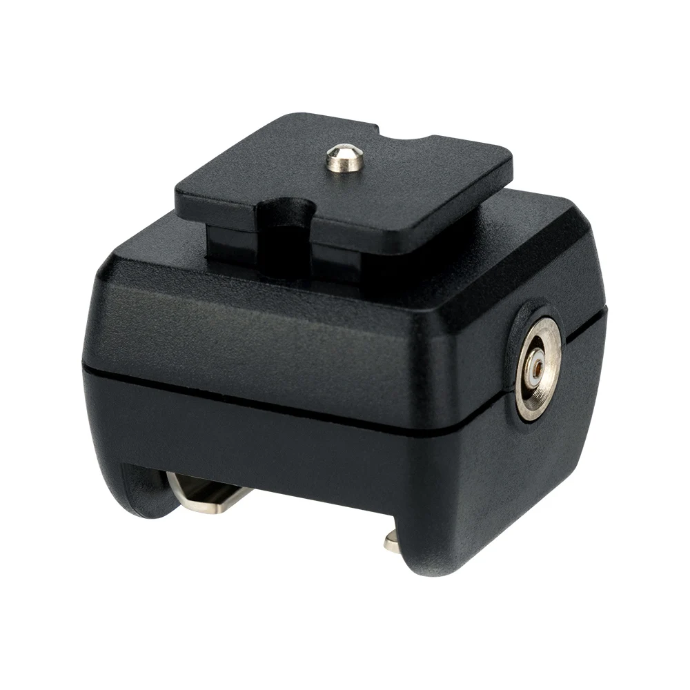 Adaptador de Shoe com Porta de Conexão Extra pc para Câmera para Conexão de Flash Fora da Câmera Strode Luz de Estúdio - Image 5