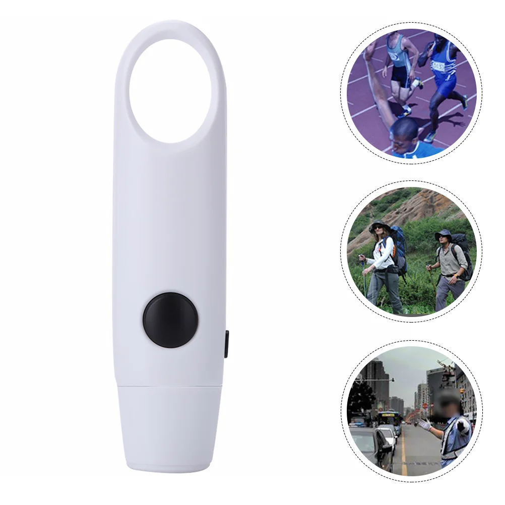 Electronic Whistle High Volume Training Whistle Emergency Whistle for Referee Teacher Marine Outdoor Camping ( White )