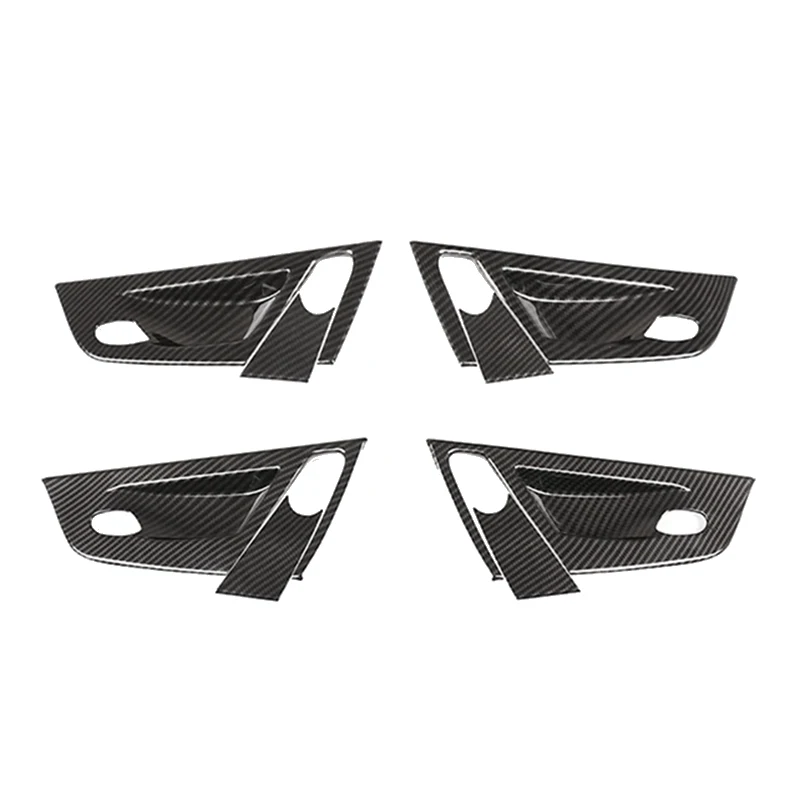 

Декоративная крышка для внутренней двери автомобиля, Защитная Наклейка на внутреннюю дверь для BMW X3 E83 2003-2010, аксессуары для интерьера из углеродного волокна