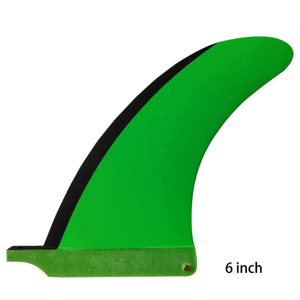 6 7 9 10 Size Single Fin Premium Fiberglass Surf & Free No Tool Fin Screw Center for Longboard, Surfboard & Paddleboard surfboard fin
