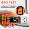 ST06 GFCI Outlet Tester 120V US Plug Color Screen GFCI Test Circuit Breaker Color Screen Live Neuter Wire Test Socket Detector 5