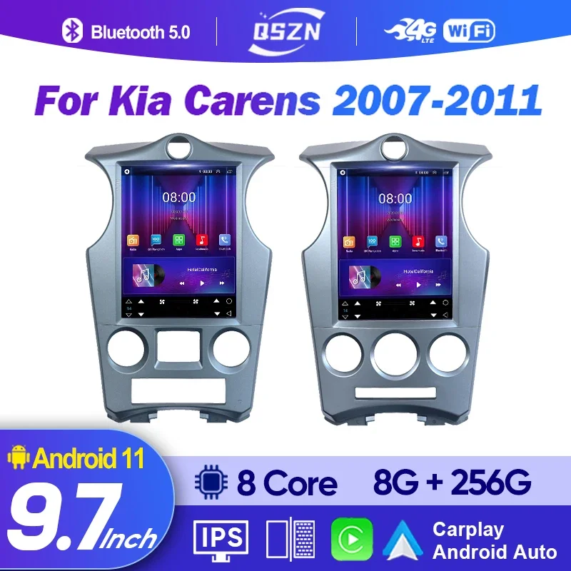 

Автомагнитола 2DIN на Android 12 для Kia Carens 2007-2011, мультимедийный видеоплеер с навигацией, 4G, GPS, беспроводной Авторадио для Carplay, стерео