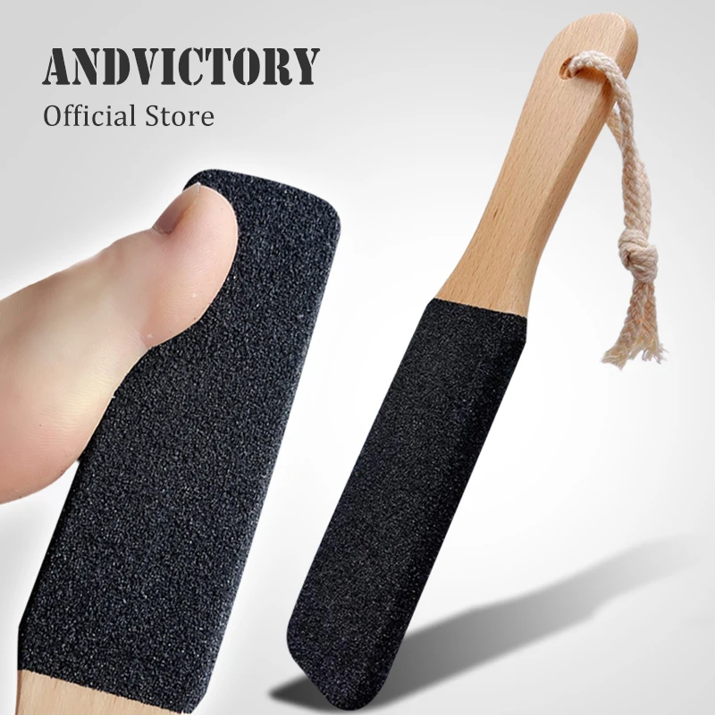 1PCS Professional Pedicure Rasp Tool for Dead Skin Crack Heels Beech Wood Foot File Rasp Callus Remover Foot Scrubber