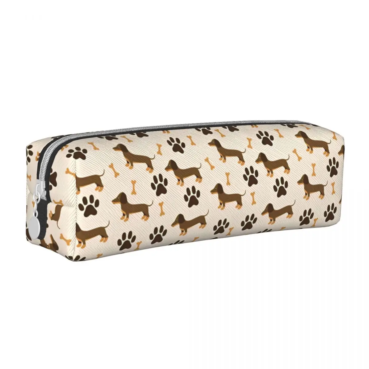 Dachshund Pencil Case Animal Dog Pen Pencil Bags Large Storage Office Cosmetic Box