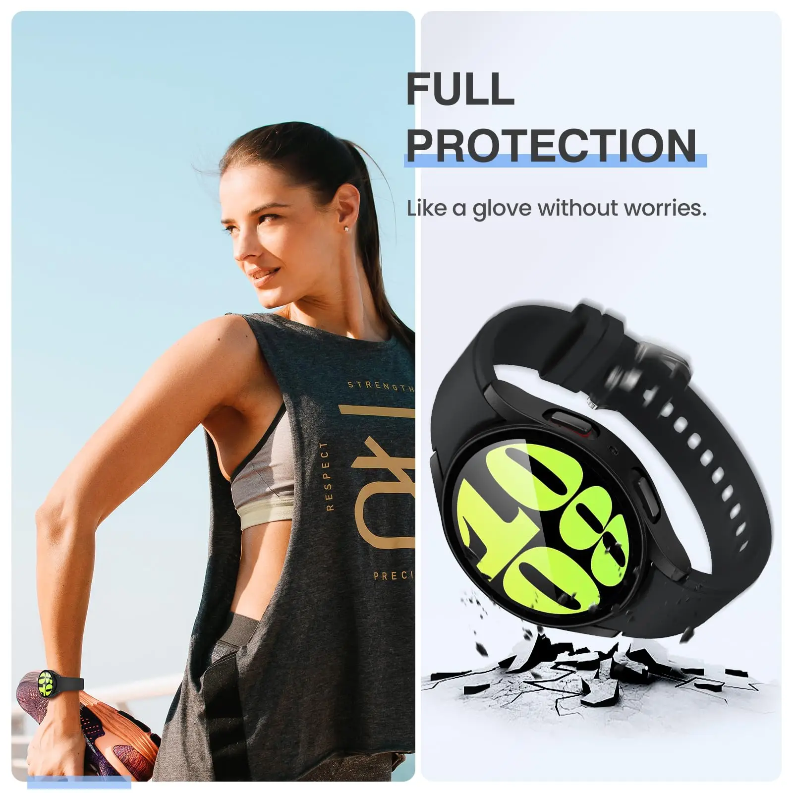 All-in-One Protective Bumper Case with Screen Protector