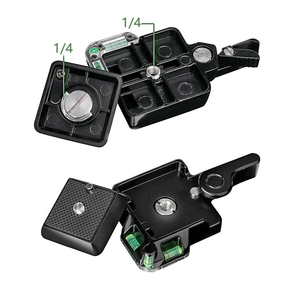 QR40 Camera Aluminum Alloy Quick Release Plate Holder for DSLR Tripod Ball Head Easy and Fast to Use 1/4 Camera Screw camera tripod plate camera mount plate camera base plate