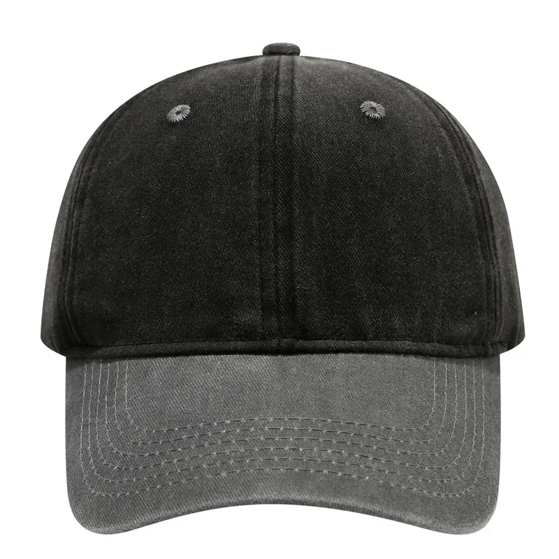 Unisex gewaschene Kappen Vintage farblich abgestimmte Baseballkappe Männer Frauen verstellbar lässig Sommer Outdoor Streetwear Sport weiche Sonnenhut – Detail 13